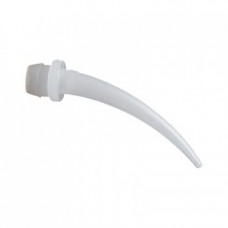 Intraoral Mixing Tips Curved Attachment – White (Medium) - Pack 50 *For Medium / Heavy Body
